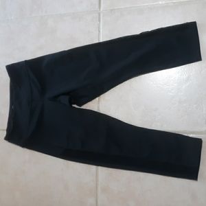 Basics Yoga Workout Sheer Side Leg Womens Pants Sz XS NWOT #116